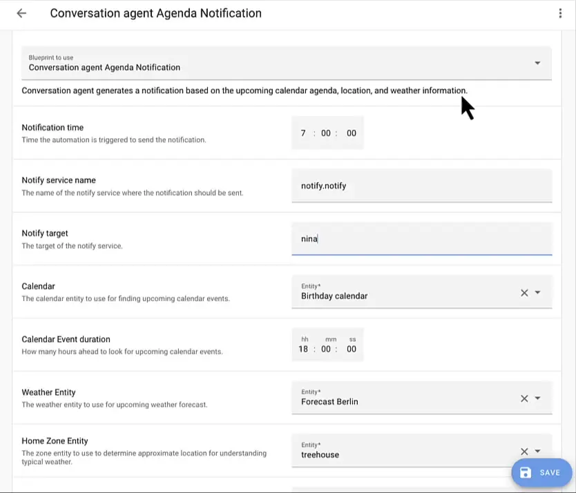 Λειτουργία Take Control σε Blueprint Home Assistant